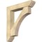 Ekena Millwork Westlake Slat Rough Sawn Bracket w/ Offset Brace, Douglas Fir, 8"W x 40"D x 44"H BKT0806X40X44WTL06RDF - alternate 1